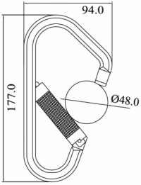 Large Rescue Carabiner