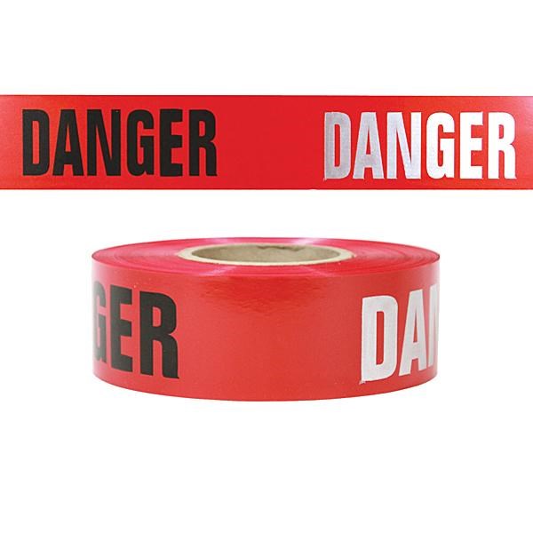 RED BARRIER TAPE Reflective DANGER day/night