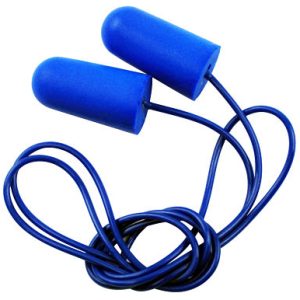 blue ear plugs
