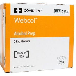 Alcohol Wipes, Pack of 10 and Boxes of 200