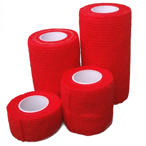 RED COHESIVE BANDAGE
