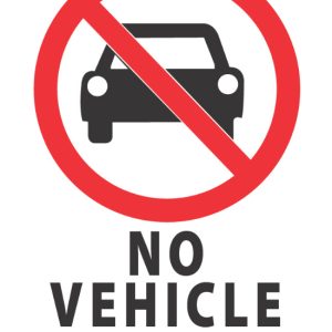 No Vehicle Entry