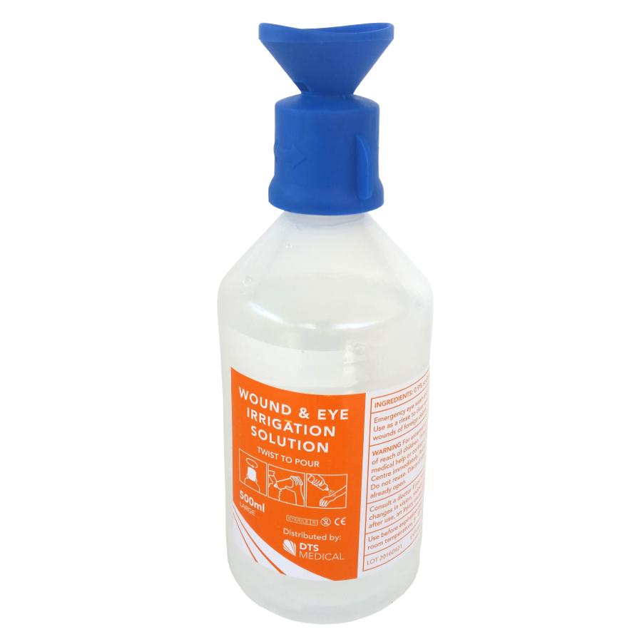 Eye Wash Bottle With Saline, 100ml, 250ml, and 500ml - Image 4