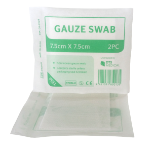 Gauze Swab Sterile 7.5cm x 7.5cm 12 ply