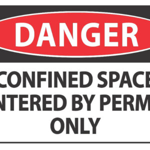 Danger Confined Space
