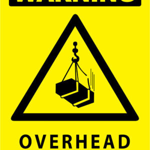 Warning Overhead Crane