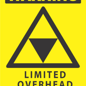 Warning Limited Overhead Height