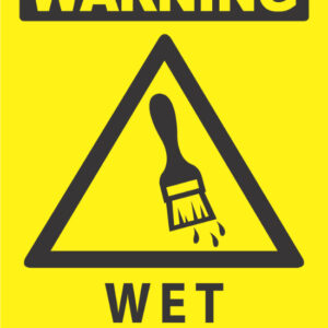 Warning Wet Paint