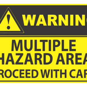 Warning Multiple Hazard Area