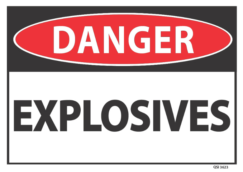 Danger Explosives