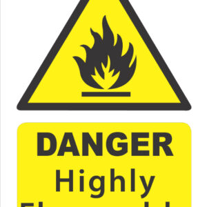 Danger Highly Flammable