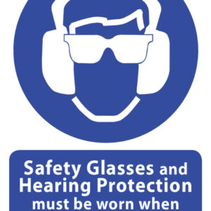 Safety Glasses And Hearing Protection
