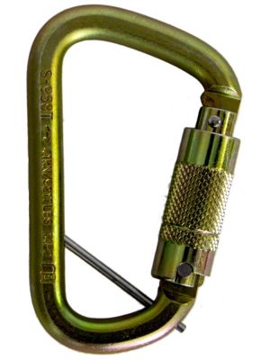 Carabiner Offset Steel Triple Locking Captive Eye Pin