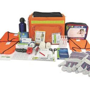 Grab and Run Civil Defence Bag with Advanced Contents and 24 Food Ration Packs