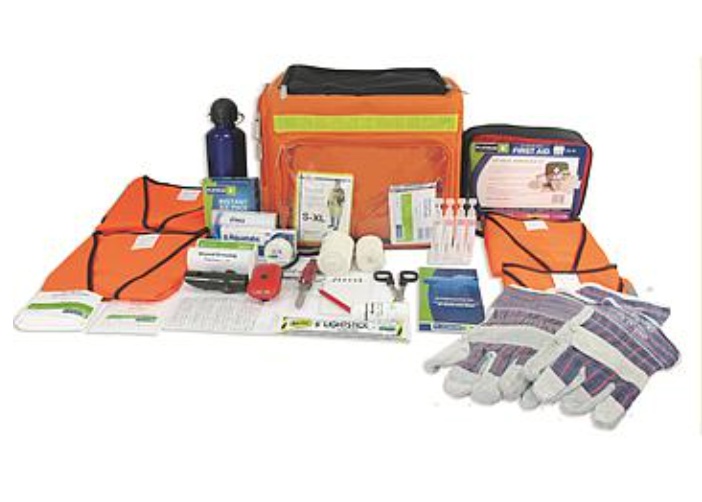 Grab and Run Civil Defence Bag with Advanced Contents and 24 Food Ration Packs